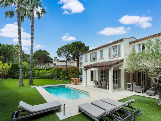 Vakantiehuis met privé zwembad in Saint Tropez (Frankrijk) voor 6 personen