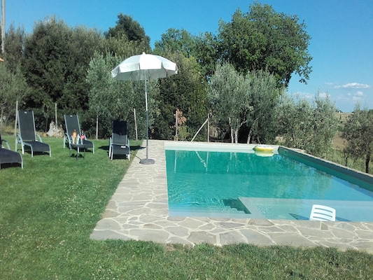 Vakantiehuis met privé zwembad in Cortona (Italië) voor 8 personen
