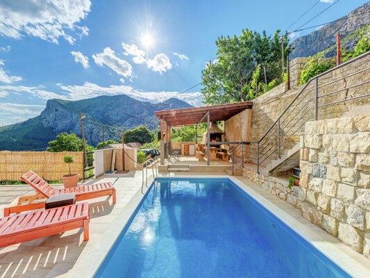 Vakantiehuis met privé zwembad in Solin (Kroatië) voor 9 personen