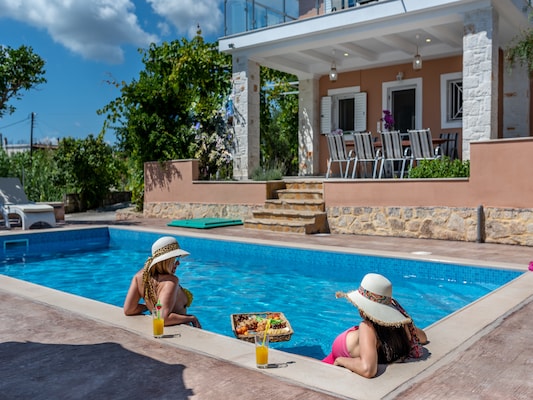 Vakantiehuis met privé zwembad in ?akynthos (Griekenland) voor 6 personen