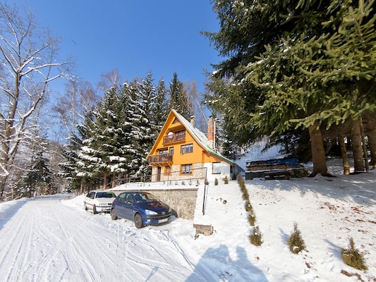 Ferienhaus in Jilemnice- Benecko (Tschechische Republik) und 2 Hunde erlaubt