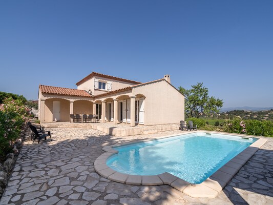 Vakantiehuis met privé zwembad in Oupia (Frankrijk) voor 8 personen