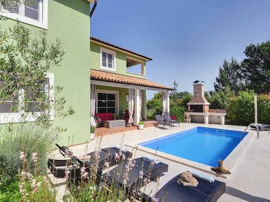 Vakantiehuis met privé zwembad in Rakalj (Kroatië) voor 8 personen