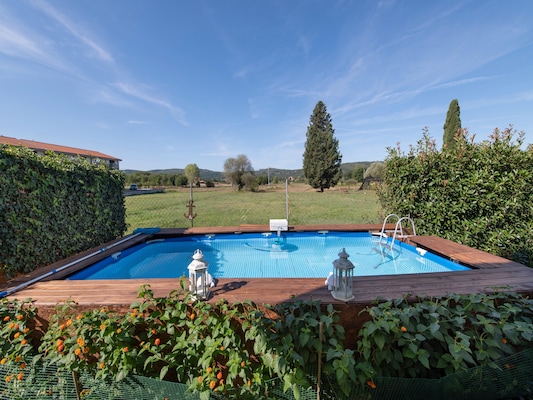 Vakantiehuis met privé zwembad in Santa Maria - Lucignano (AR) (Italië) voor 6 personen