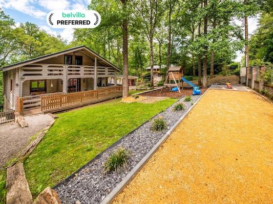 Vakantiehuis met omheinde tuin in Barvaux Durbuy Ardennes (België) 2 honden zijn welkom