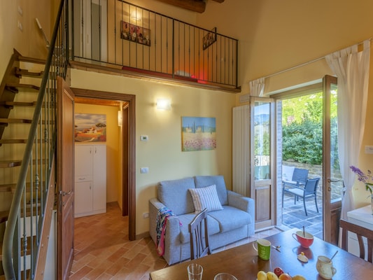 Ferienhaus mit umzäuntem Garten in Belforte all%$&Isauro (Italien) und 1 Hund erlaubt