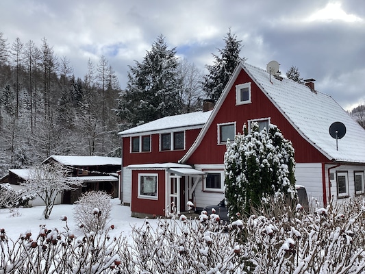 Vakantiehuis met omheinde tuin in Riefensbeek-Kamschlacken (Duitsland) 2 honden zijn welkom