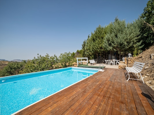 Vakantiehuis met privé zwembad in Nissoria (Italië) voor 6 personen