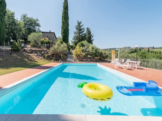 Ferienhaus in Gaiole in Chianti (SI) (Italien) und 2 Hunde erlaubt