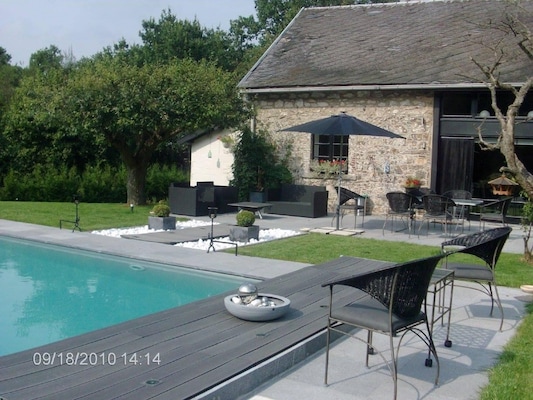 Vakantiehuis met privé zwembad in Jalhay (België) voor 4 personen