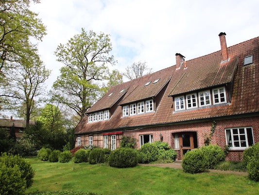 Ferienhaus mit umzäuntem Garten in Dorfmark (Deutschland) und 2 Hunde erlaubt