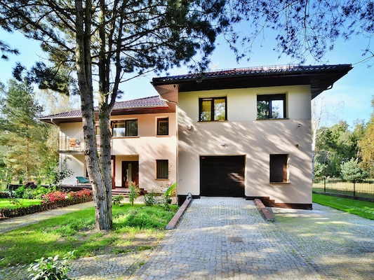 Ferienhaus mit umzäuntem Garten in Mielno (Polen) und 1 Hund erlaubt