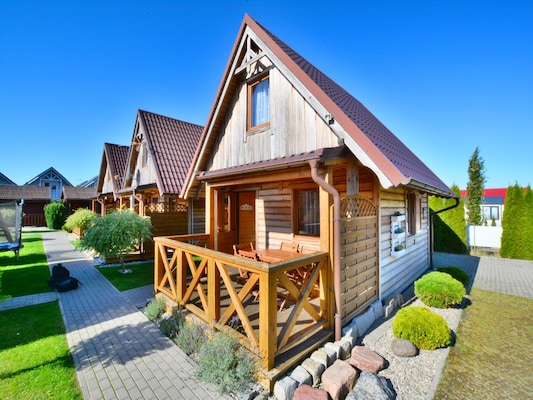 Ferienhaus mit umzäuntem Garten in Ustronie Morskie (Polen) und 1 Hund erlaubt