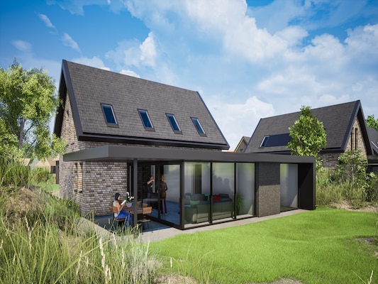 Vakantiehuis met privé zwembad in Nieuwvliet (Nederland) voor 12 personen