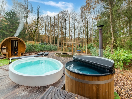 Vakantiehuis met omheinde tuin in Erezée (België) 2 honden zijn welkom