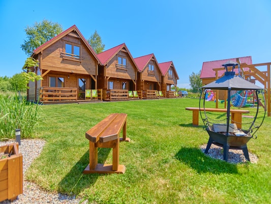 Ferienhaus mit umzäuntem Garten in Niechorze (Polen) und 2 Hunde erlaubt