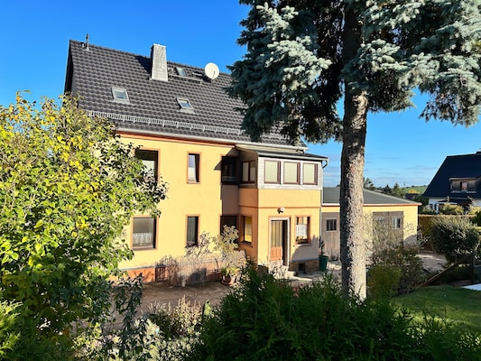 Vakantiehuis met omheinde tuin in Stolpen (Duitsland) 1 hond is welkom