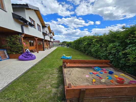 Ferienhaus mit umzäuntem Garten in Sarbinowo (Polen) und 1 Hund erlaubt