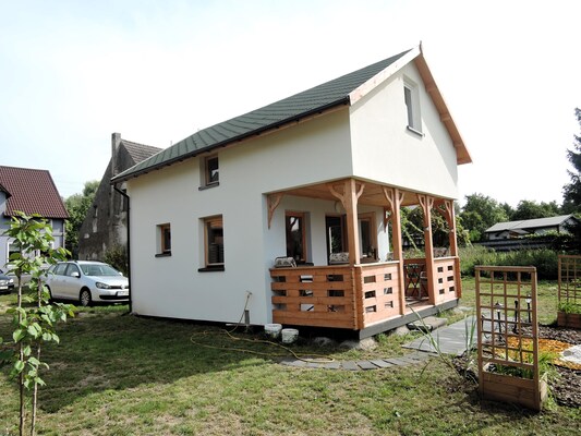 Ferienhaus mit umzäuntem Garten in Stepniczka (Polen) und 2 Hunde erlaubt