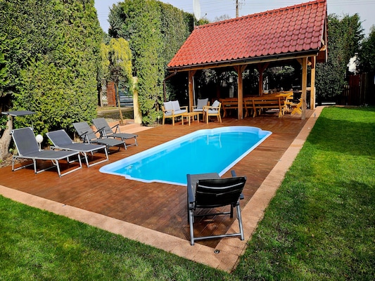 Ferienhaus mit umzäuntem Garten in Kolczewo (Polen) und 2 Hunde erlaubt