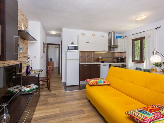 Vakantiehuis met 1 slaapkamer(s) in Njivice (Kroatië) voor 3 personen