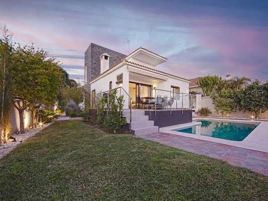 Vakantiehuis met privé zwembad in Marbella (Spanje) voor 6 personen