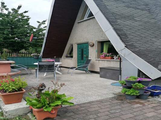 Ferienhaus mit umzäuntem Garten in Hüttenrode (Deutschland) und 2 Hunde erlaubt