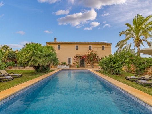 Vakantiehuis met privé zwembad in Buger (Spanje) voor 9 personen