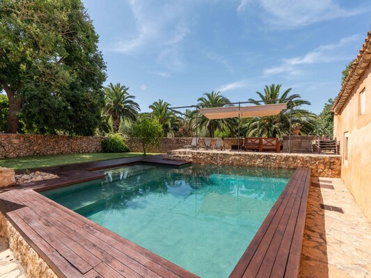 Vakantiehuis met privé zwembad in Buger (Spanje) voor 6 personen