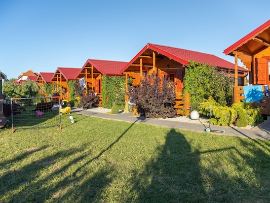 Ferienhaus mit umzäuntem Garten in Gaski (Polen) und 1 Hund erlaubt