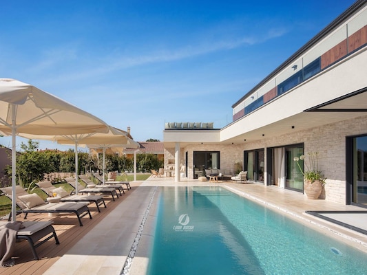 Vakantiehuis met privé zwembad in Pazin (Kroatië) voor 10 personen