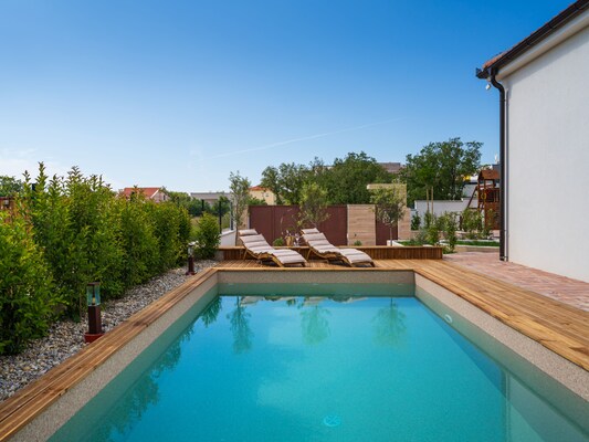 Vakantiehuis met privé zwembad in Murvica (Kroatië) voor 6 personen