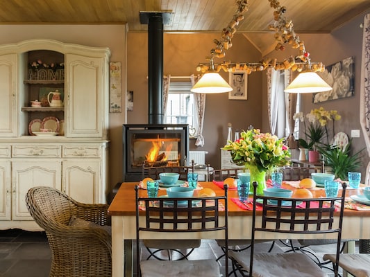 Vakantiehuis met omheinde tuin in Vodelée (België) 4 honden zijn welkom
