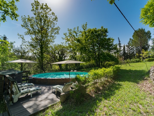 Ferienhaus mit umzäuntem Garten in Seillans (Frankreich) und 2 Hunde erlaubt