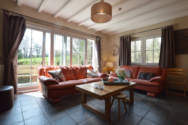 Ruim vakantiehuis voor 12 personen in de bossen van Longfaye, vlakbij Malmedy - thumbnail 2