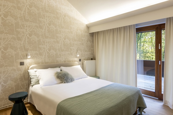 Luxe villa voor 20 personen met privézwembad en sauna in de bossen bij Malmedy - thumbnail 6