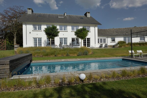 Moderne 5-slaapkamer villa met privézwembad aan de bosrand in Theux - thumbnail 1