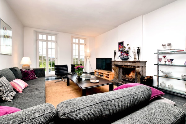 Gereserveerd herenhuis voor 9 personen in de bossen van Honnay - thumbnail 4