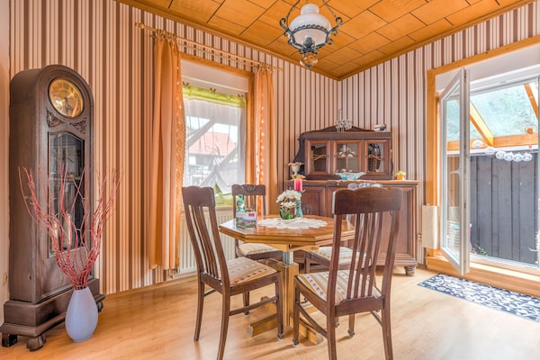 Edda: Gezellig appartement in het bos op 500m van centrum Ilsenburg - thumbnail 3