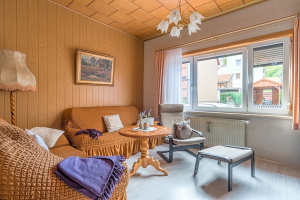 Edda: Gezellig appartement in het bos op 500m van centrum Ilsenburg - thumbnail 2
