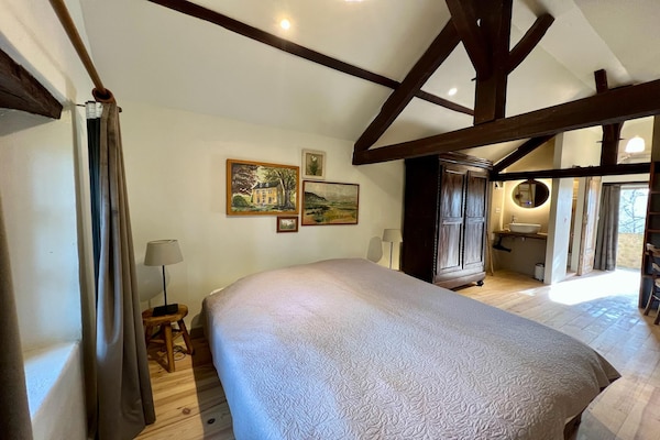La Bergerie: Romantisch landhuisje voor 2 in de bossen van Les Eyzies - thumbnail 4
