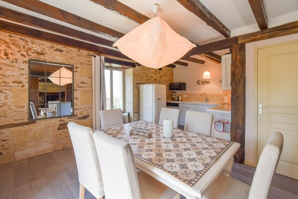 Landhuis in de bossen van de Dordogne met zwembad en privétuin - thumbnail 3