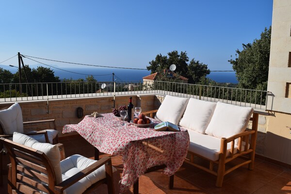 Villa Cocoon in Prines: panoramisch uitzicht en privézwembad nabij Rethymnon - thumbnail 6