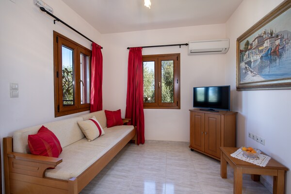 Villa Afroditi: Vrijstaand Kretenzisch huis met zwembad nabij Rethymno - thumbnail 6