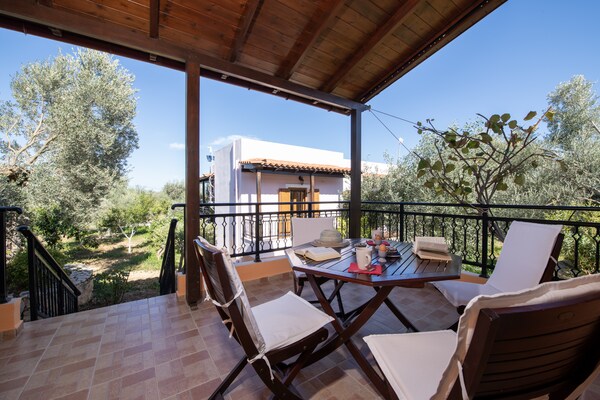 Villa Afroditi: Vrijstaand Kretenzisch huis met zwembad nabij Rethymno - thumbnail 5