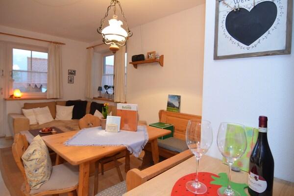 Gezellig appartement in Halblech met balkon, tuin en skilift op 500m - thumbnail 2