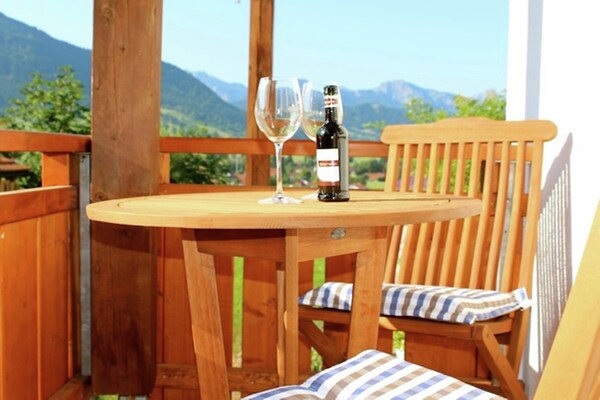 Gezellig appartement in Halblech met balkon, tuin en skilift op 500m - thumbnail 5