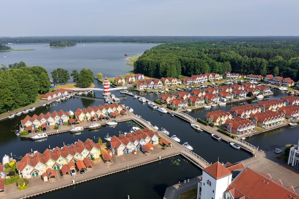 Waterwoning voor 6 personen met eigen steiger in Hafendorf Rheinsberg - thumbnail 4