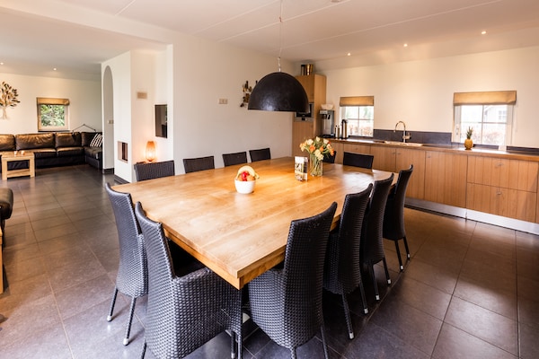 Luxe Twents-Saksische villa voor 14 personen in Hof van Salland - thumbnail 4