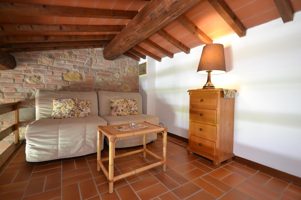 Knus appartement met zwembad en golfzicht op Toscaans platteland - thumbnail 4